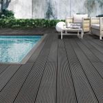 Композитна терасна дошка ARS (Туреччина) 140*24*3000 антрацит - Зображення 2