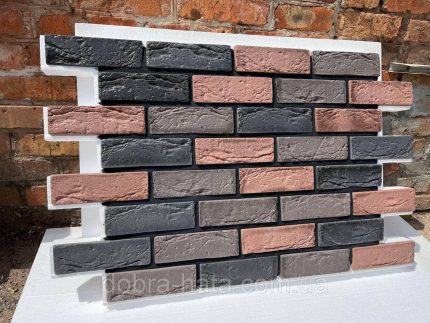 Фасадна термопанель 958,5*600*50мм "Шоколад Брауни"