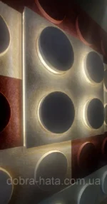 Стінова панель шумопоглинаюча "Kit 2.5D" - Зображення 3