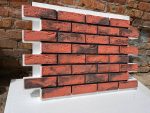 Фасадна термопанель 958,8*600*80мм "Червона з підпалом"