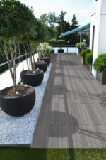 Терасна дошка Bruggan Multicolor "Сірий" 140*19*2200 - Зображення 4